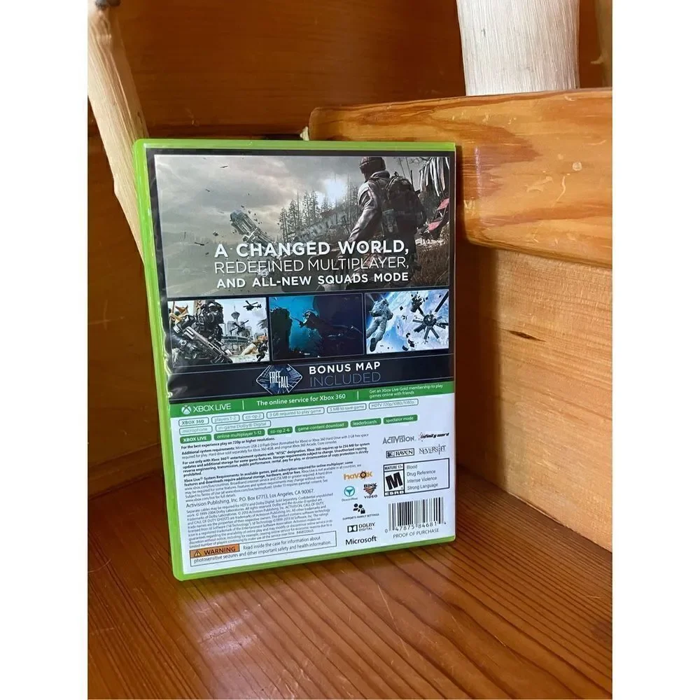 Xbox 360 Call Of Duty Ghosts Video Game